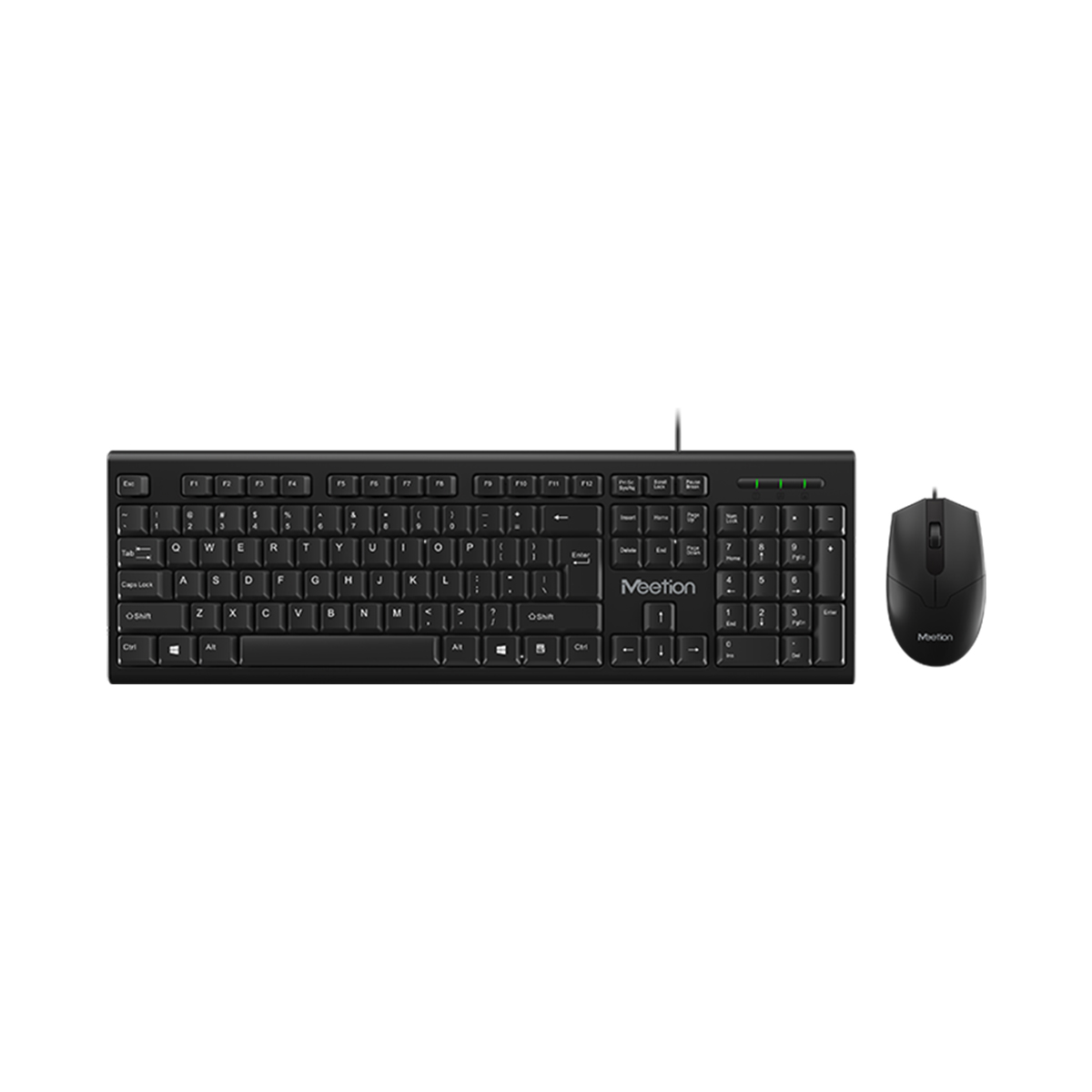 Combo Kit Teclado Y Mouse Usb Cableado Para Pc Computadora
