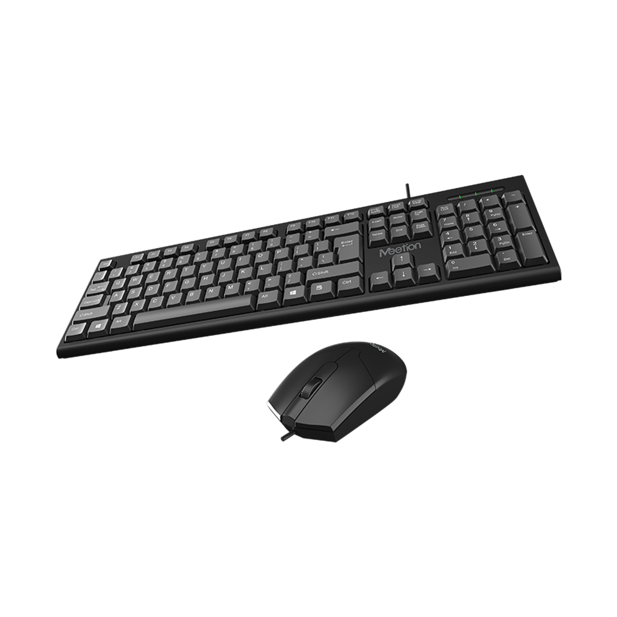 Combo Kit Teclado Y Mouse Usb Cableado Para Pc Computadora