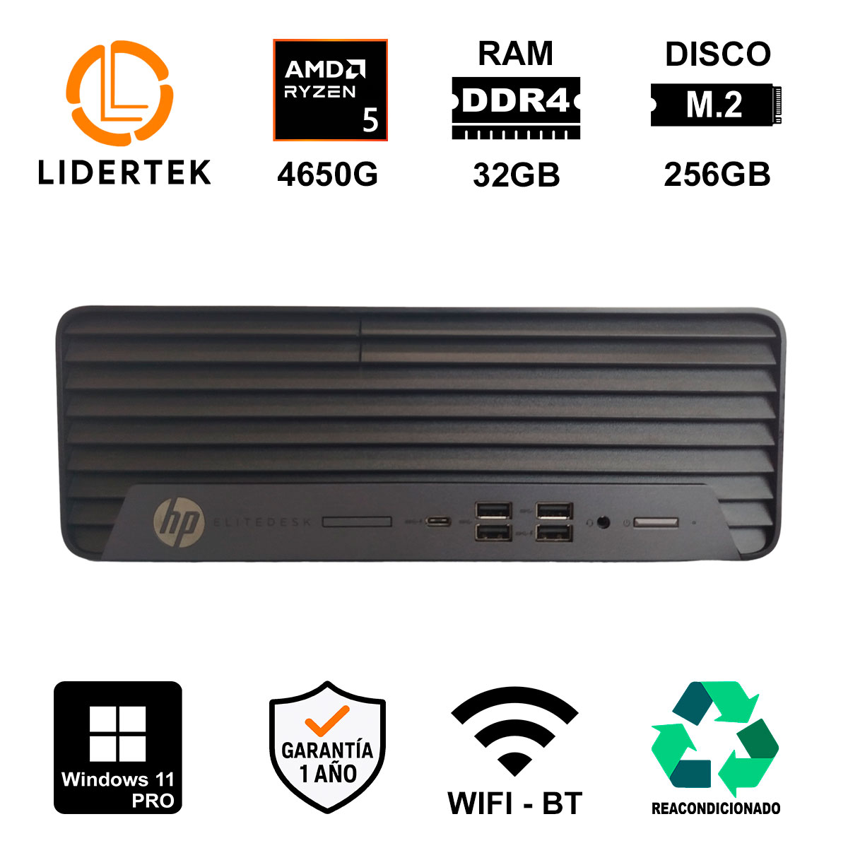 Copia - BOM - DESKTOP RYZEN 5 4650G - 32GB / 256GB SSD M2 - HP 805 G6