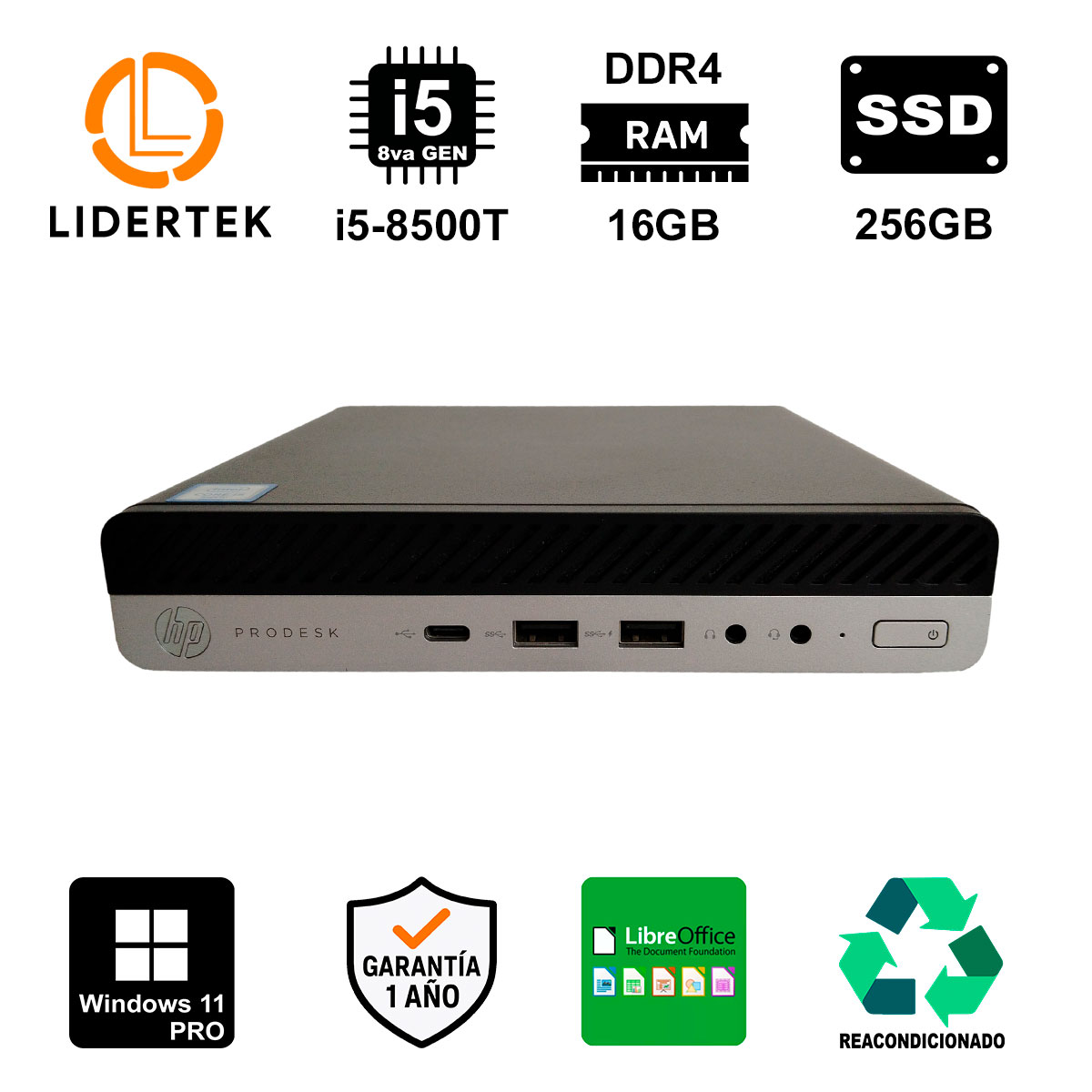 Copia - BOM - MINI PC i5-7500T - 16/256 SSD - HP 600 G3
