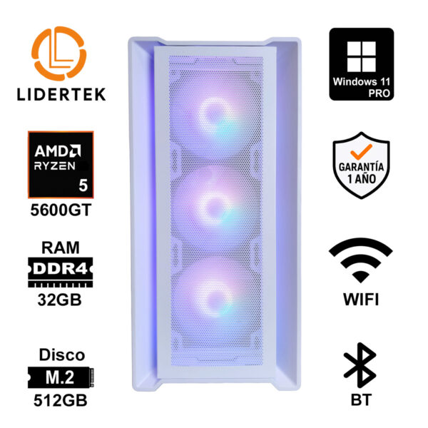 Copia - BOM - PC RYZEN 5 - 16GB - M2 512GB - BLANCO