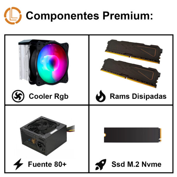 Copia - BOM - PC i5 10100F - 16GB - M2 512GB - GTX 1660 SUPER - ROSA
