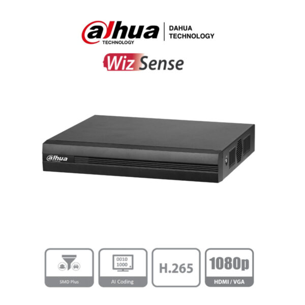 DVR 16CH DAHUA XVR1B16-I - 2MP - CCTV