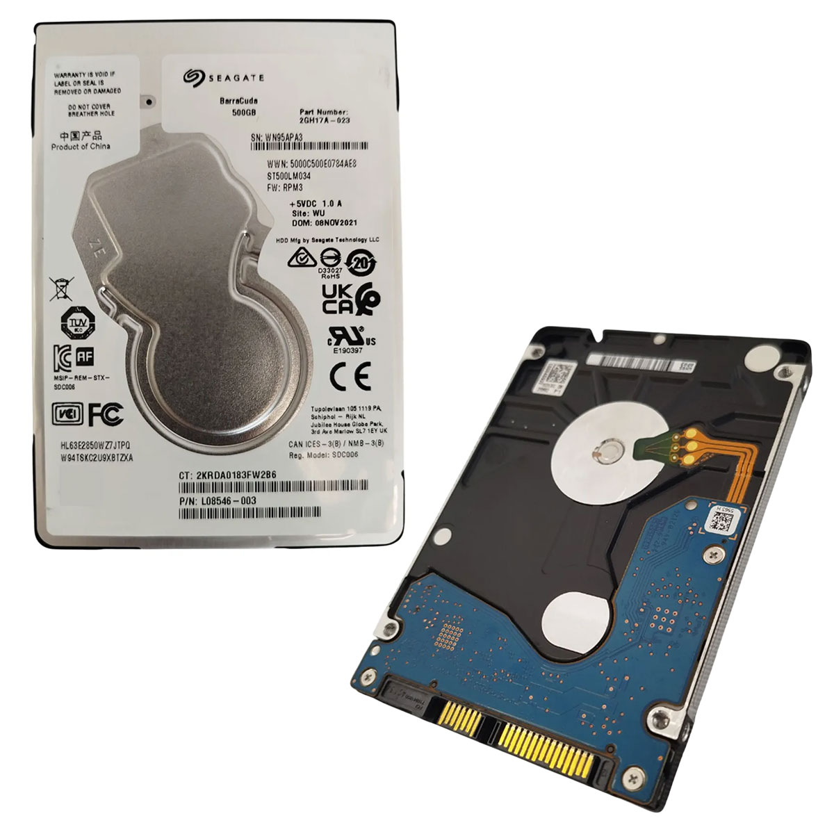 Disco Duro Pc Computadora Laptop Notebook 500Gb Seagate 2.5"