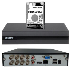 Dvr Dahua 8ch Xvr-1b08-i 1080P Full HD 1200M Inteligente