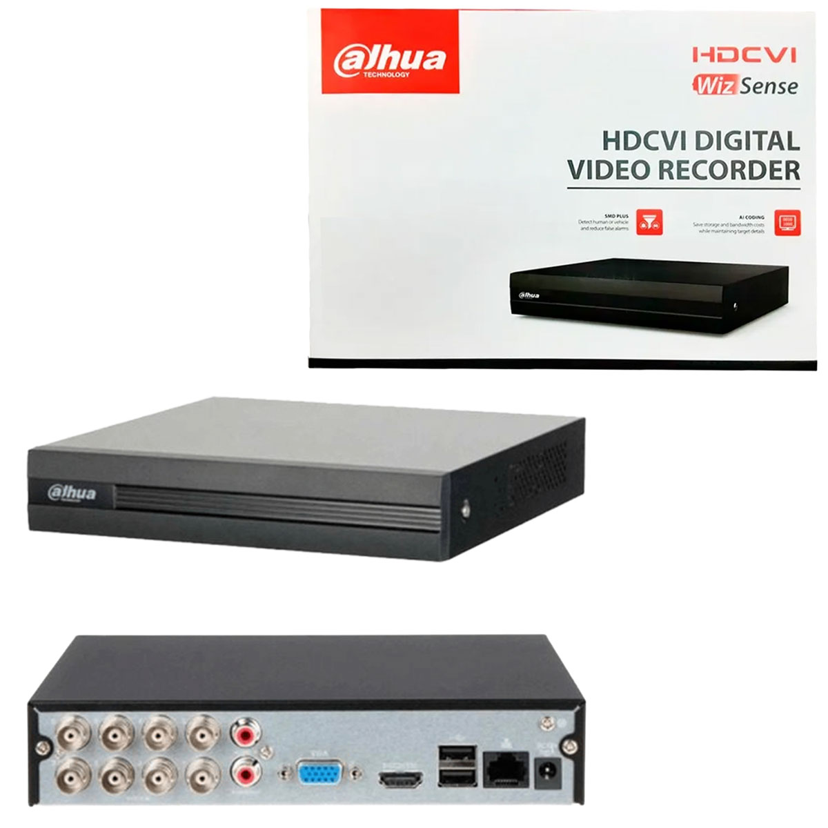 Dvr Dahua 8ch Xvr-1b08-i 1080P Full HD 1200M Inteligente