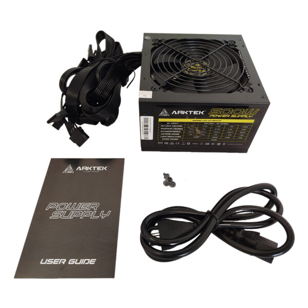 FUENTE PC ATX 500WB - NEGRA ARKTEK