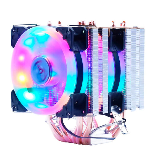 Fan Cooler Procesador Frostwind 2 Fan Rgb 6 Pipes Intel Amd