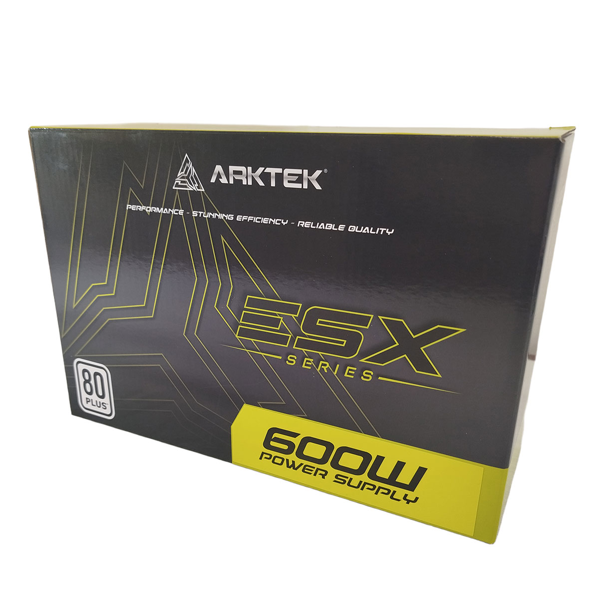Fuente de Poder Arktek para Pc Gamer Atx 600w 80+ White