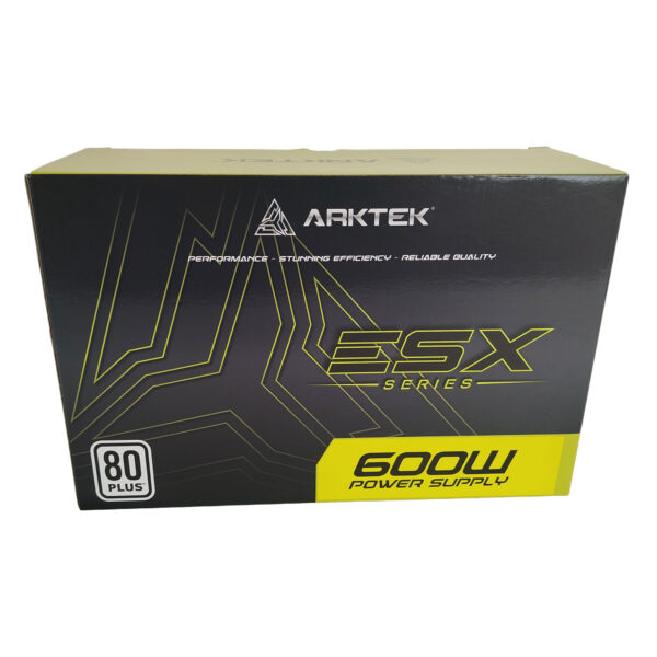 Fuente de Poder Arktek para Pc Gamer Atx 600w 80+ White