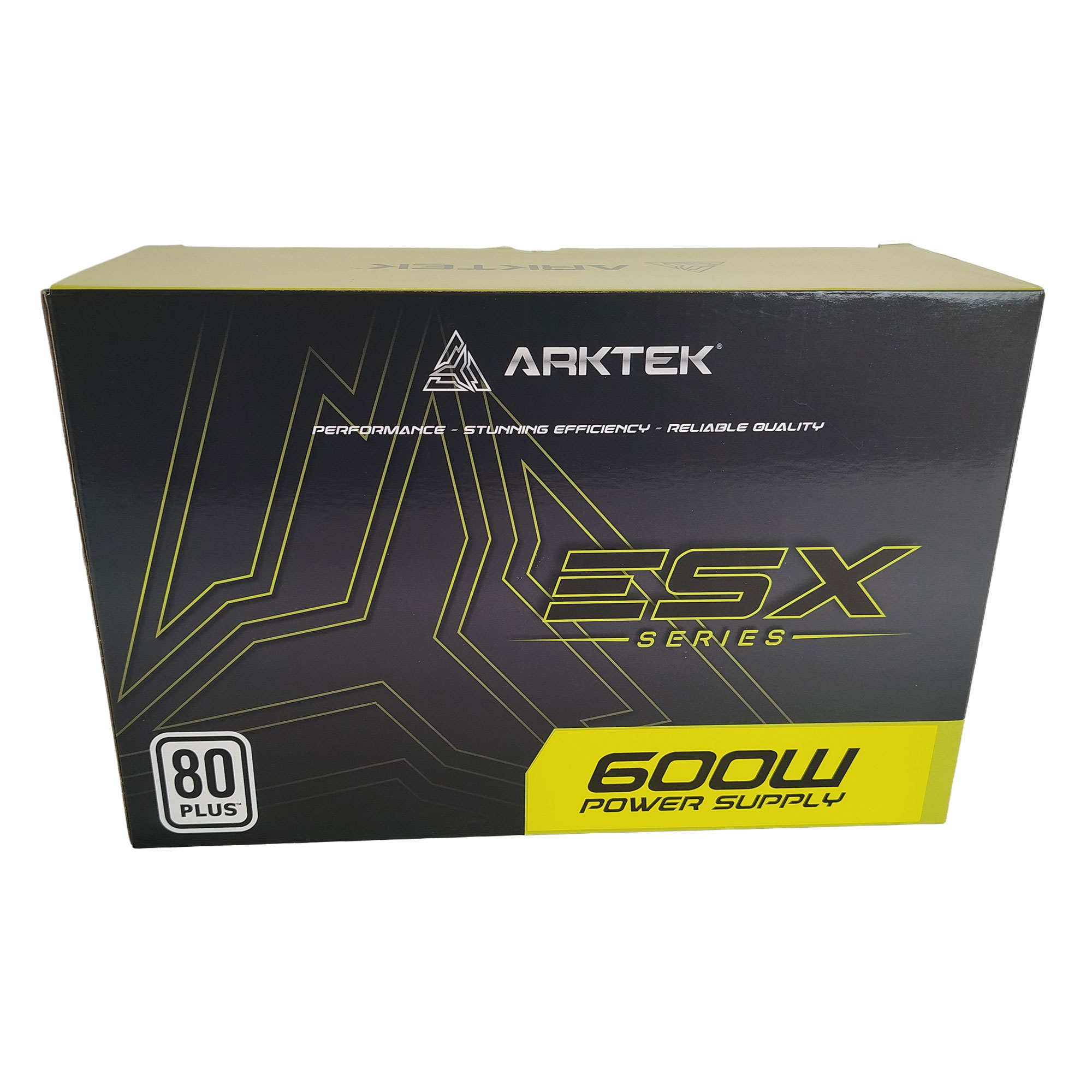 Fuente de Poder Arktek para Pc Gamer Atx 600w 80+ White