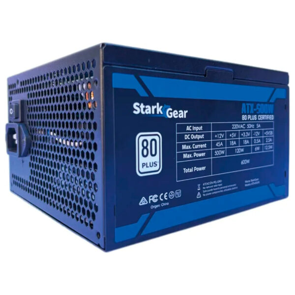 Fuente de Poder Starkgear para Pc Atx 500w 80+ White
