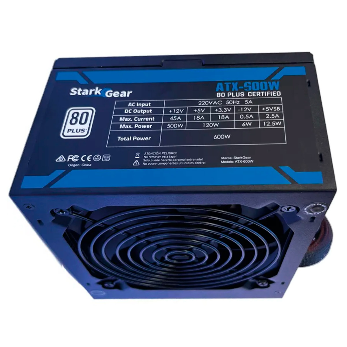 Fuente de Poder Starkgear para Pc Atx 500w 80+ White