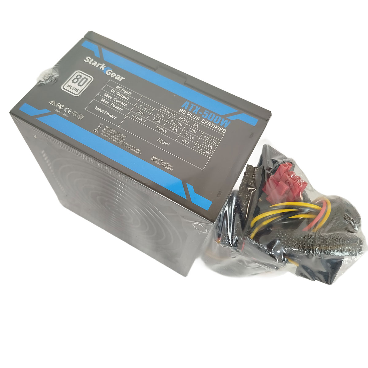 Fuente de Poder Starkgear para Pc Atx 500w 80+ White