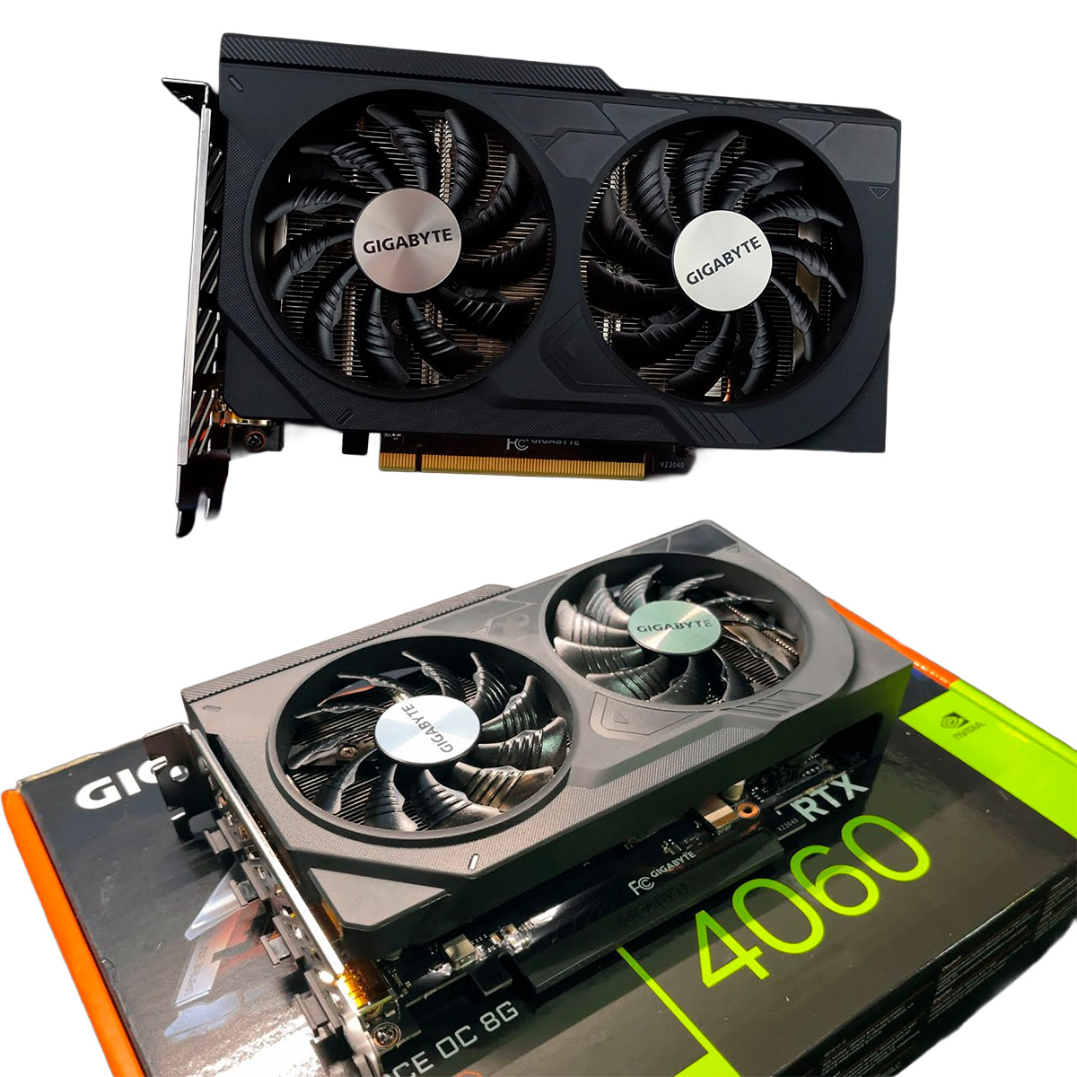 GRAFICA RTX4060 - GIGABYTE GAMING OC - 8GB DDR6 - x2 FAN - BLACK
