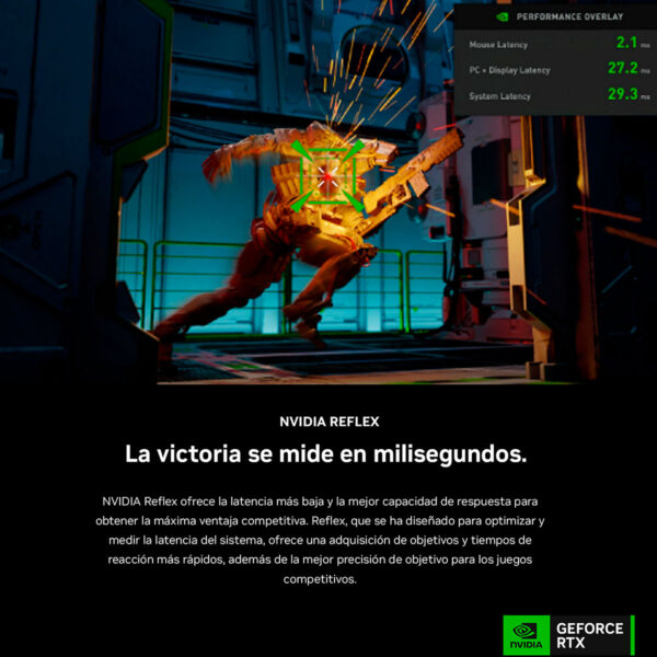 GRAFICA RTX4060 - GIGABYTE GAMING OC - 8GB DDR6 - x2 FAN - BLACK