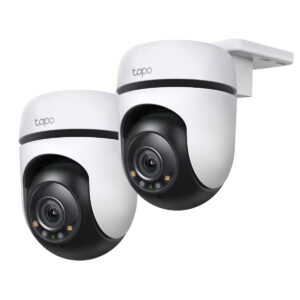 Kit x2 Cámaras Seguridad Exterior 2k 3mp Tapo C510 Grio 360