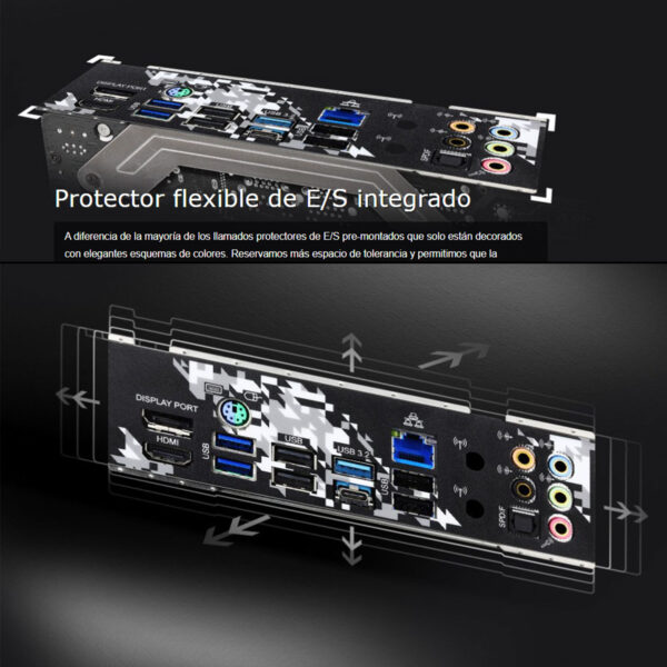 MOTHER ASROCK B550M - STEEL LEGEND - AM4 - 4 SLOT RAM
