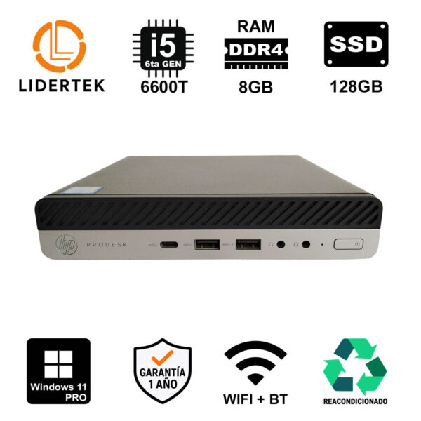 Mini Pc Hp i5 16gb Ram Ssd 256gb Win11 Ideal Oficina Empresa
