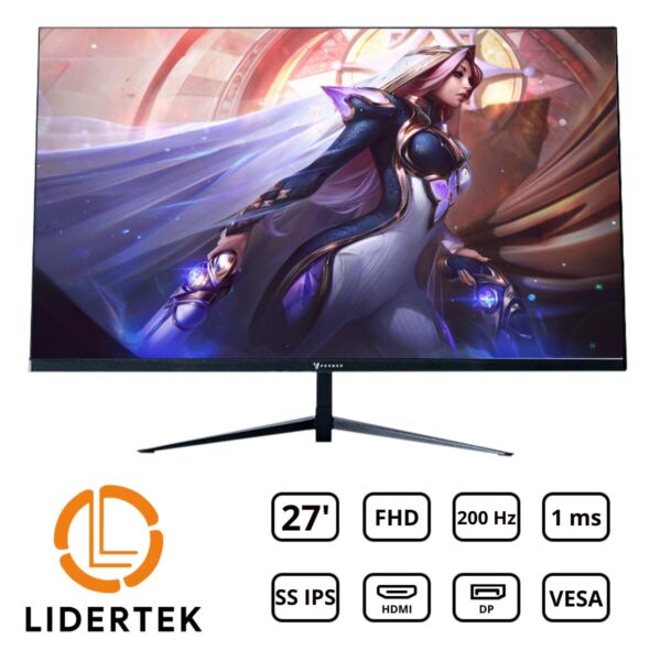 Monitor Gamer Qhd Ss Ips Hdmi Dp 180 Hz 1ms Sync PERSEO 27"