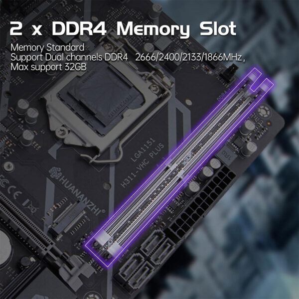 Motherboard Huananzhi H311 Lga1151 Intel 6ta - 7ma Gen Ddr4