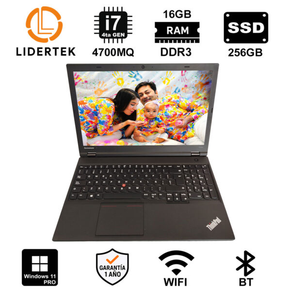 NOTEBOOK I7-4700MQ - 16GB / 256SSD - 15.6" - LENOVO T540P