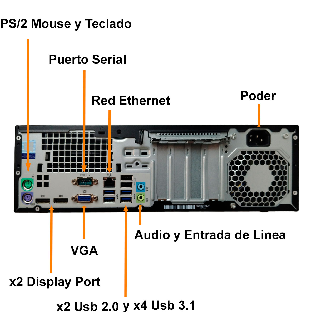Pc Escritorio Oficina O Estudio Win 11 Pro, 8gb + Ssd 256gb
