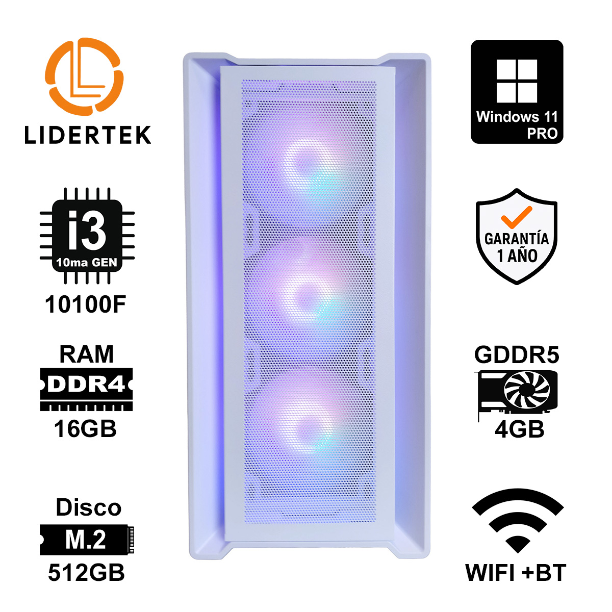 Pc Gamer 16gb Ssd Wifi Estudio Diseño Regalo Fortnite Fullhd