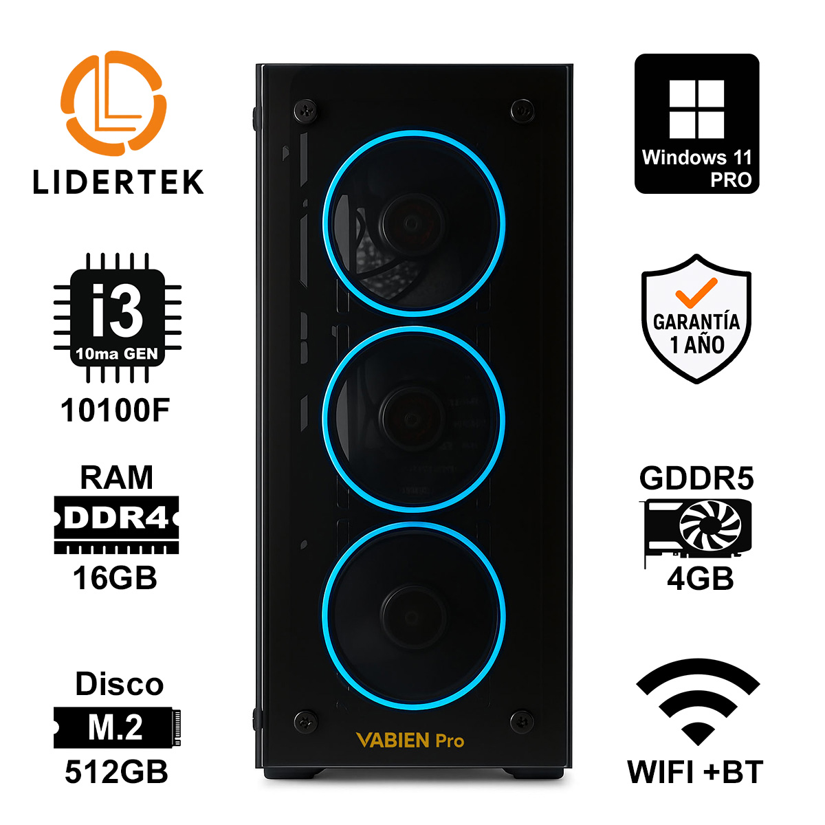 Pc Gamer 16gb Ssd Wifi Estudio Diseño Regalo Fortnite Fullhd