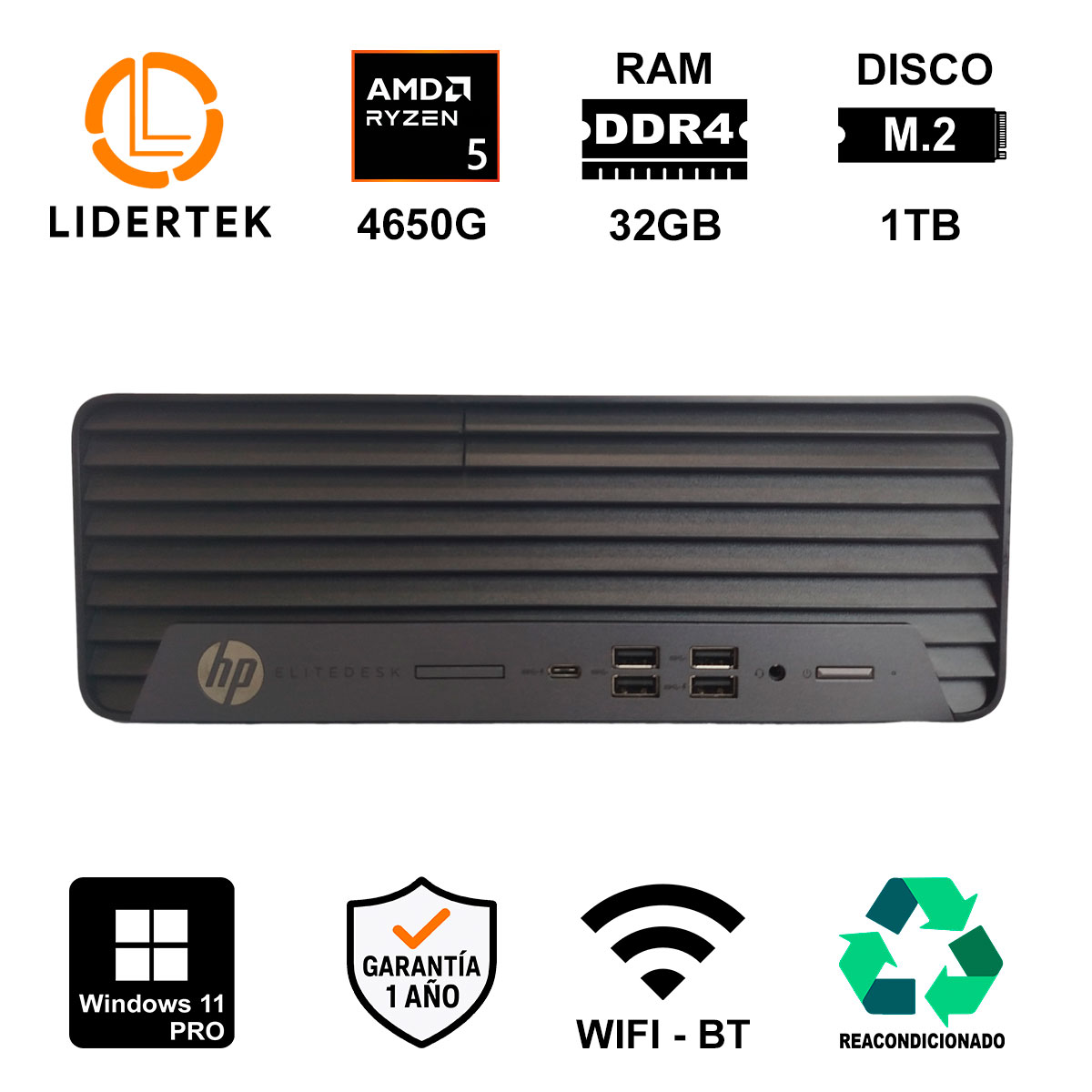 Pc Gamer Completa Ryzen 5 32gb, Jugar y Estudiar Fluido Wifi