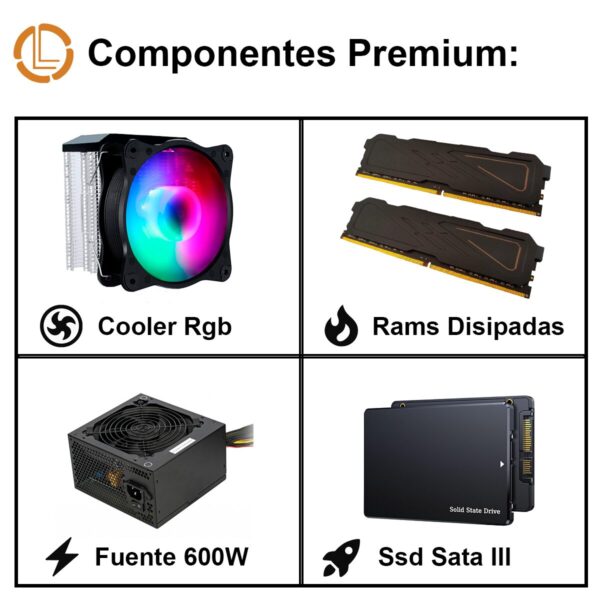Pc Gamer i5 Rápida | 16gb Ram, 480gb Ssd, Wifi Y Bluetooth