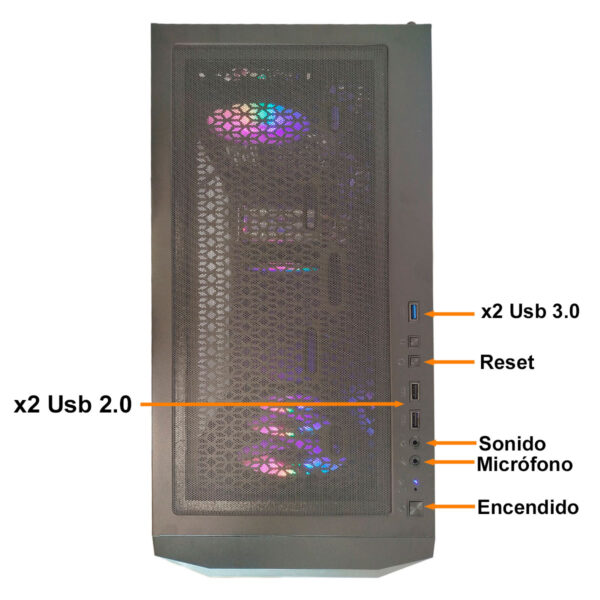 Pc Ryzen 7 8700g 32gb, Potente, Diseño, Streaming y Juegos