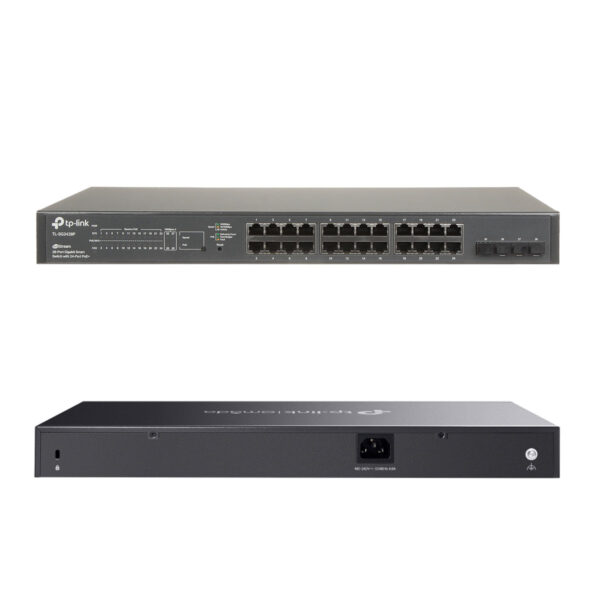 Switch Gigabit 24 Puertos Poe Tp-link Tl-Sg2428p Rackeable