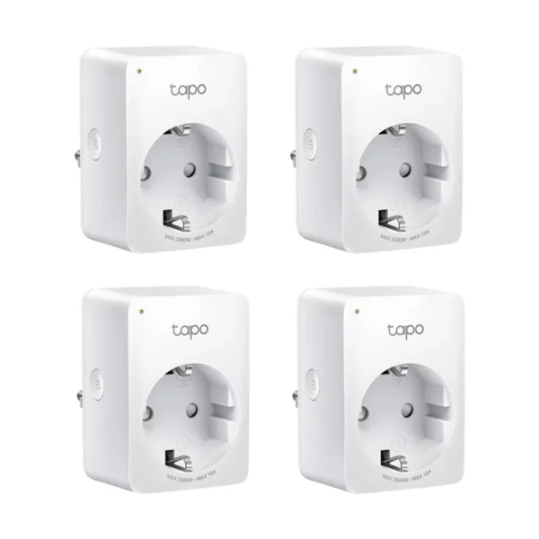 Tapo P110 Pack x4 16A Schuko WiFi Compatible Alexa y Google