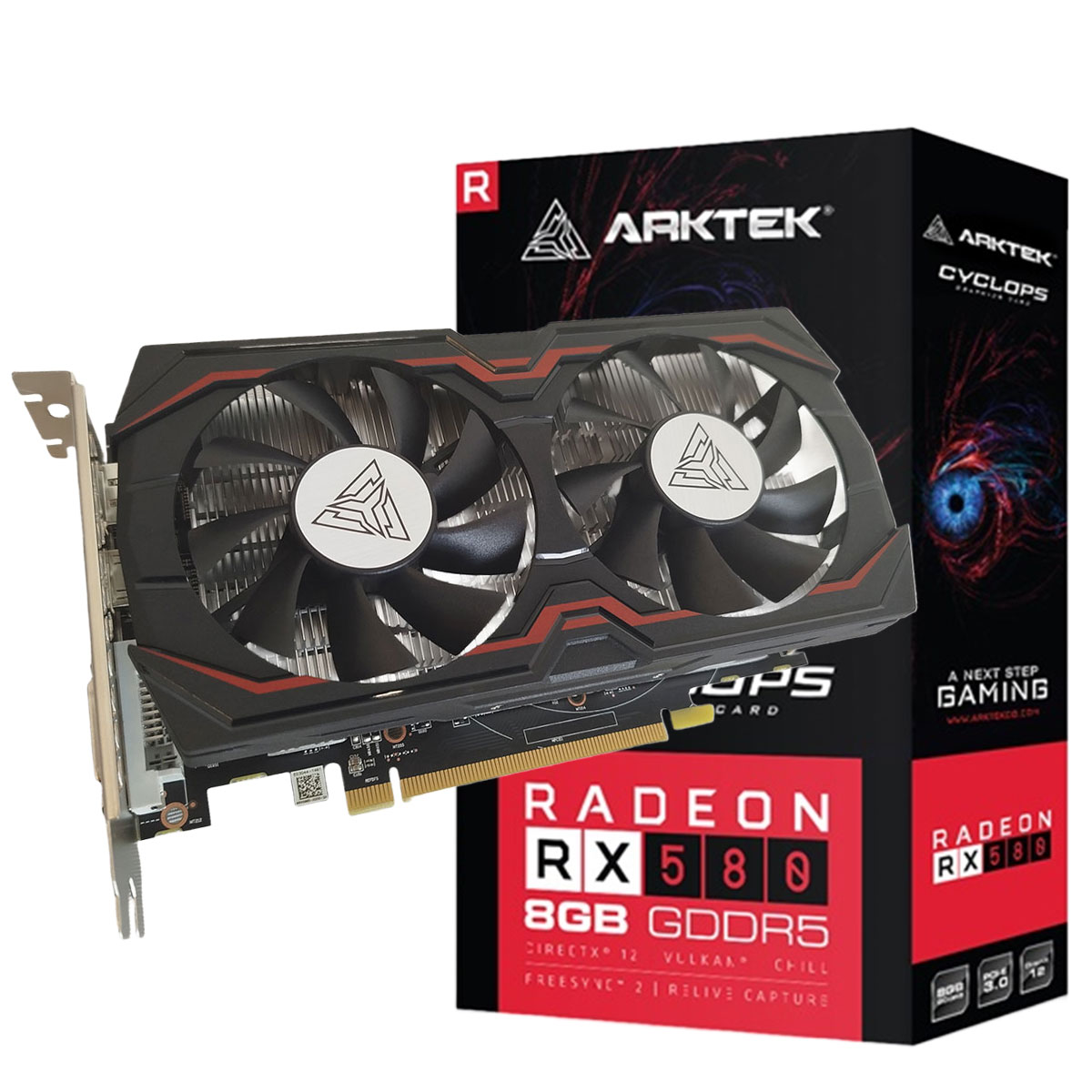 Tarjeta Gráfica Tarjeta Video Amd Raedon Rx580 8gb Gddr5