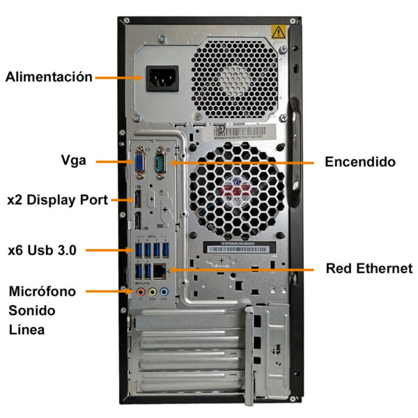 Torre Pc Escritorio Intel Core I5 32gb Ssd 256gb Win11 Wifi