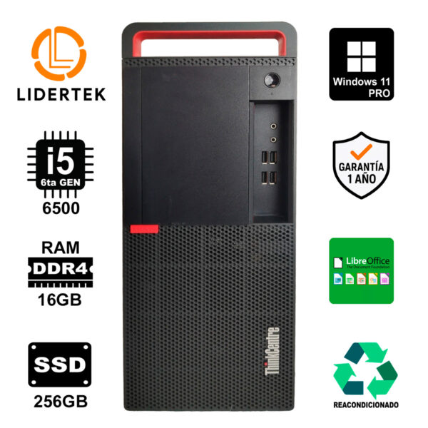 Torre Pc Escritorio Intel Core i5 16gb Ssd 256gb Windows 11