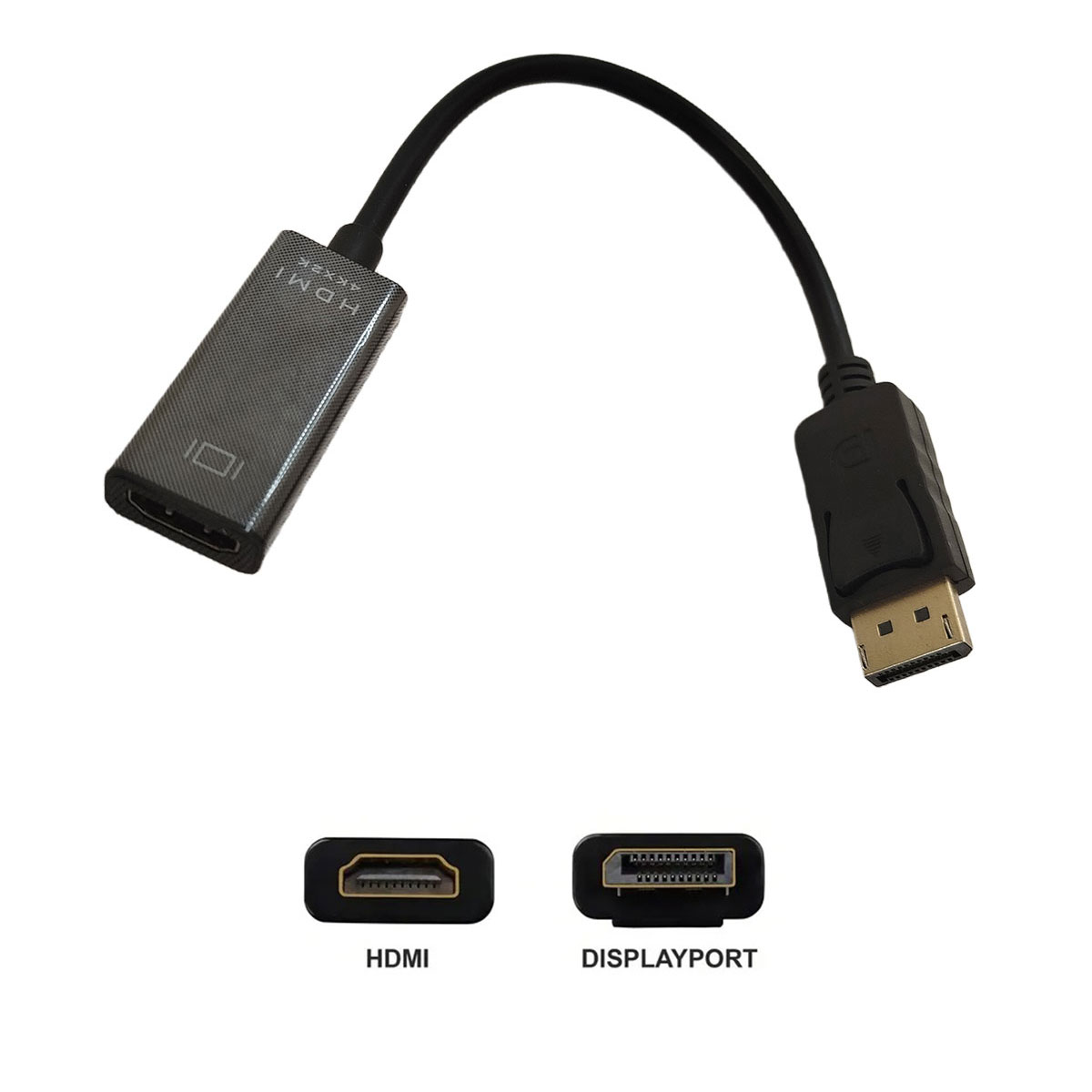 Adaptador Conversor Display Port a Hdmi Hdtv Audio Video 4K