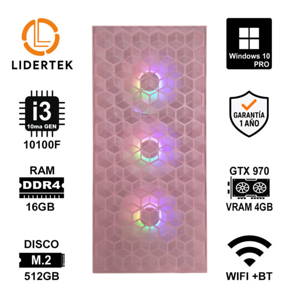 Copia - BOM - PC i3 10100F - 16GB - M2 512GB - RX 580 8GB - BLANCO