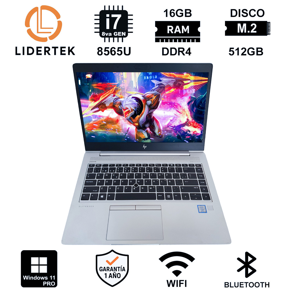 Copia - NOTEBOOK I7-8665U - 8GB / 512SSD - 14" - HP 840 G6 - REF