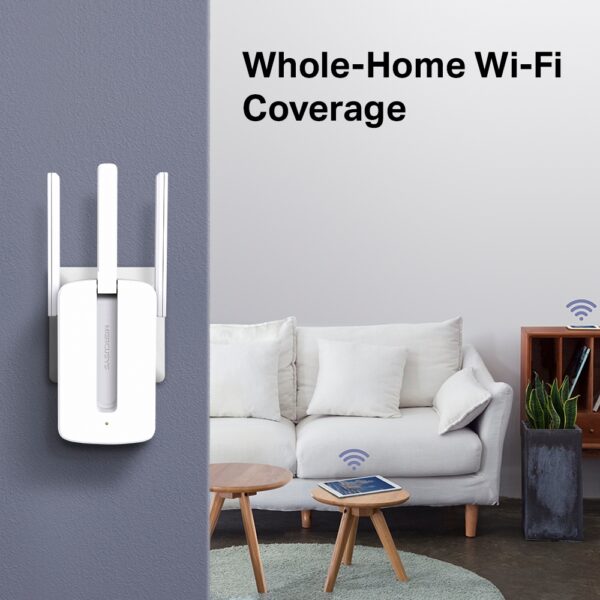 Extensor Wifi Repetidor Wifi Mercusys Mw300r 3 Antenas 300mb