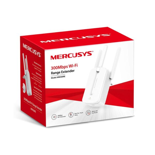Extensor Wifi Repetidor Wifi Mercusys Mw300r 3 Antenas 300mb