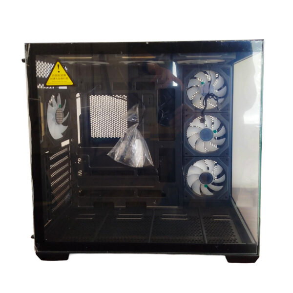 GABINETE PC SEAVIEW GQ360B |7 FANES | NEGRO