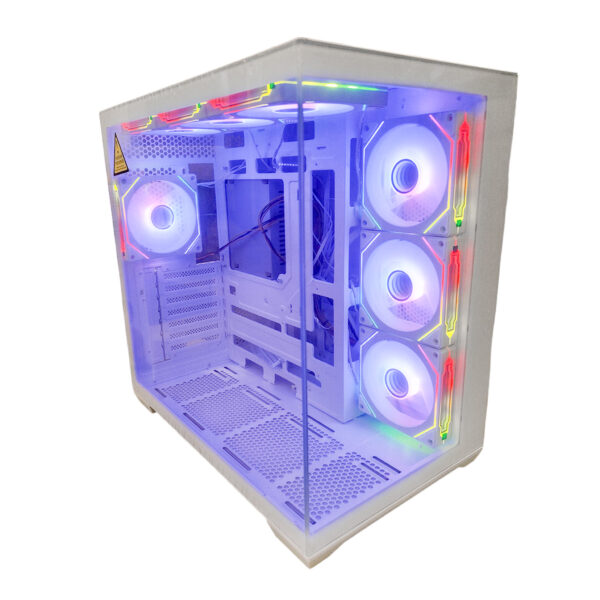 GABINETE PC SEAVIEW GQ360B |7 FANES | WHITE