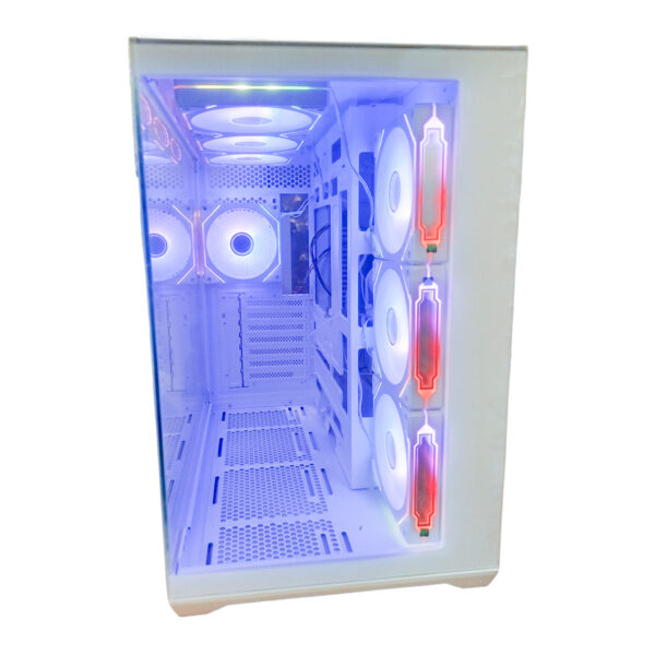GABINETE PC SEAVIEW GQ360B |7 FANES | WHITE