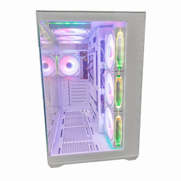 GABINETE PC SEAVIEW GQ360B |7 FANES | WHITE