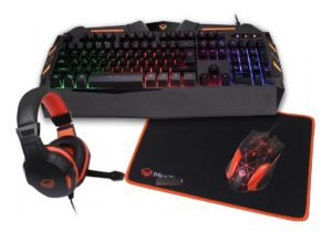 Kit Gamer Teclado Mouse Auricular Mouse+pad 4-1 Meetion