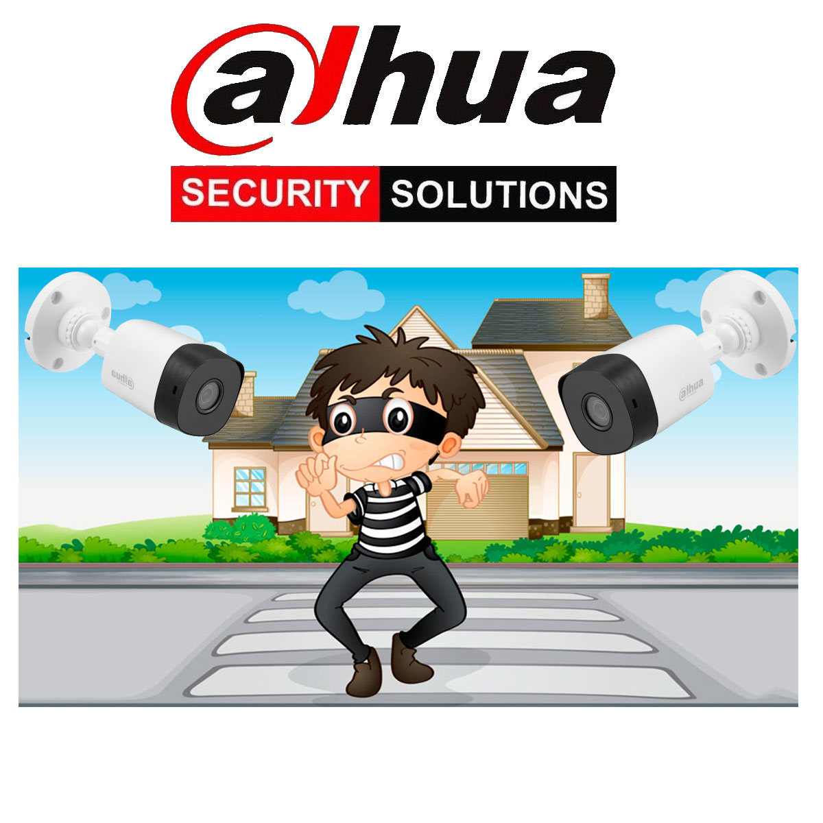 Kit de Seguridad 8 Camaras Exterior Full Hd Dvr + Disco Duro