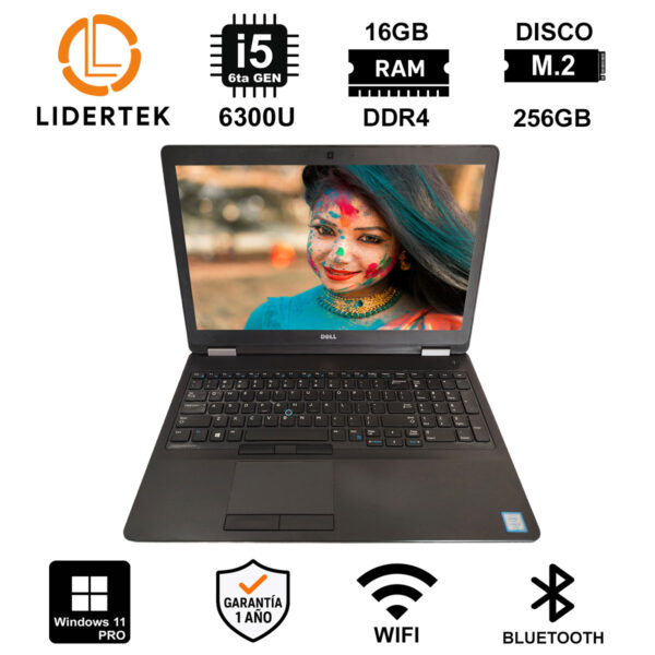 Notebook Dell Latitude i5 16Gb Ram 256Gb Ssd 15.6" Win11 Pro