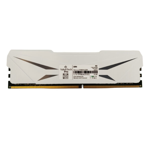 RAM PC DDR4 8GB 3200MHZ - DISIPADA - WHITE - VALUETECH